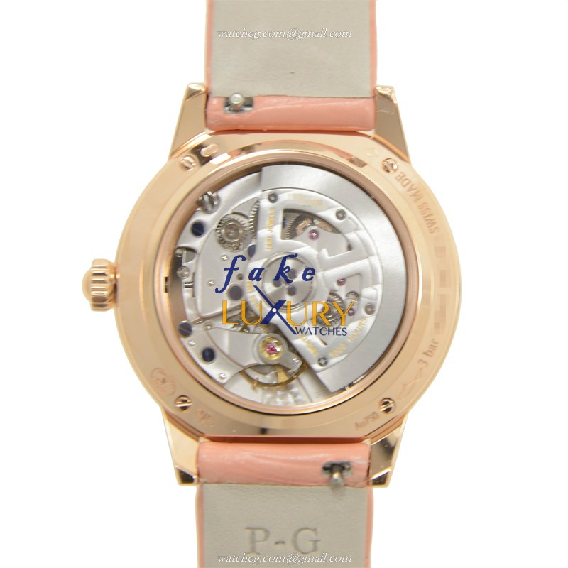 Jaeger-Lecoultre Q3462590 RENDEZ VOUS Automatic 18kt Rose Gold Mother of Pearl White Dial Alligator - Image 3
