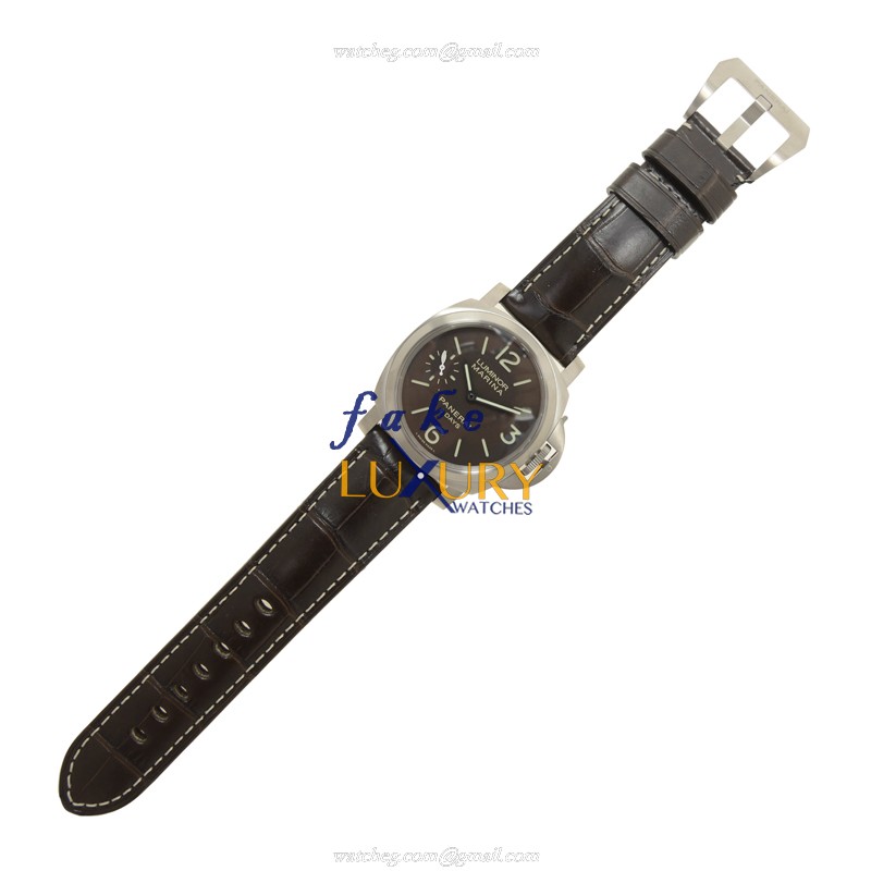 Panerai PAM00564 LUMINOR Manual Wind | Stainless Steel | Black Dial | Alligator Strap | Replica - Image 2