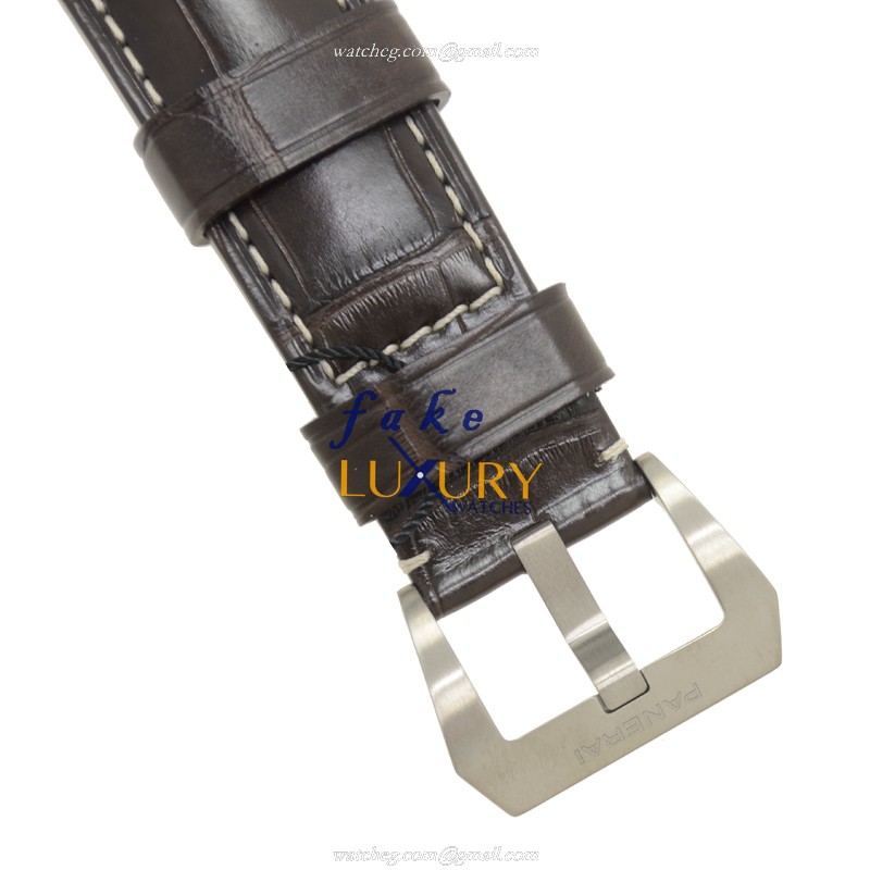 Panerai PAM00564 LUMINOR Manual Wind | Stainless Steel | Black Dial | Alligator Strap | Replica - Image 4