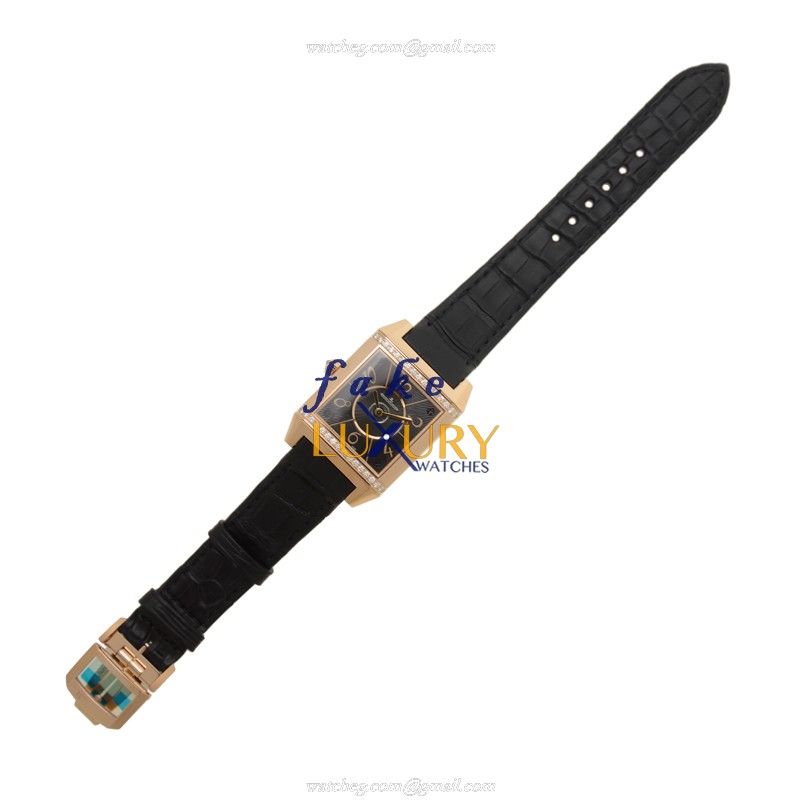 Jaeger-Lecoultre Q7052421 REVERSO Automatic 18kt Rose Gold & Diamonds Replica Watch - Swiss - Image 2