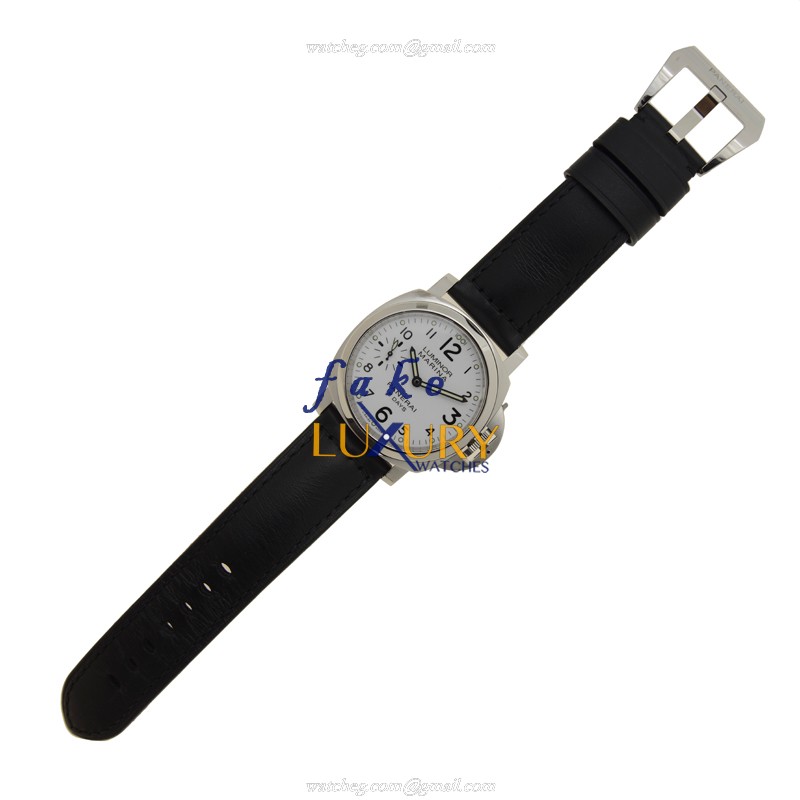 Panerai PAM00563 LUMINOR Manual Wind - White Dial - Stainless Steel Case - Replica Watch - Image 2