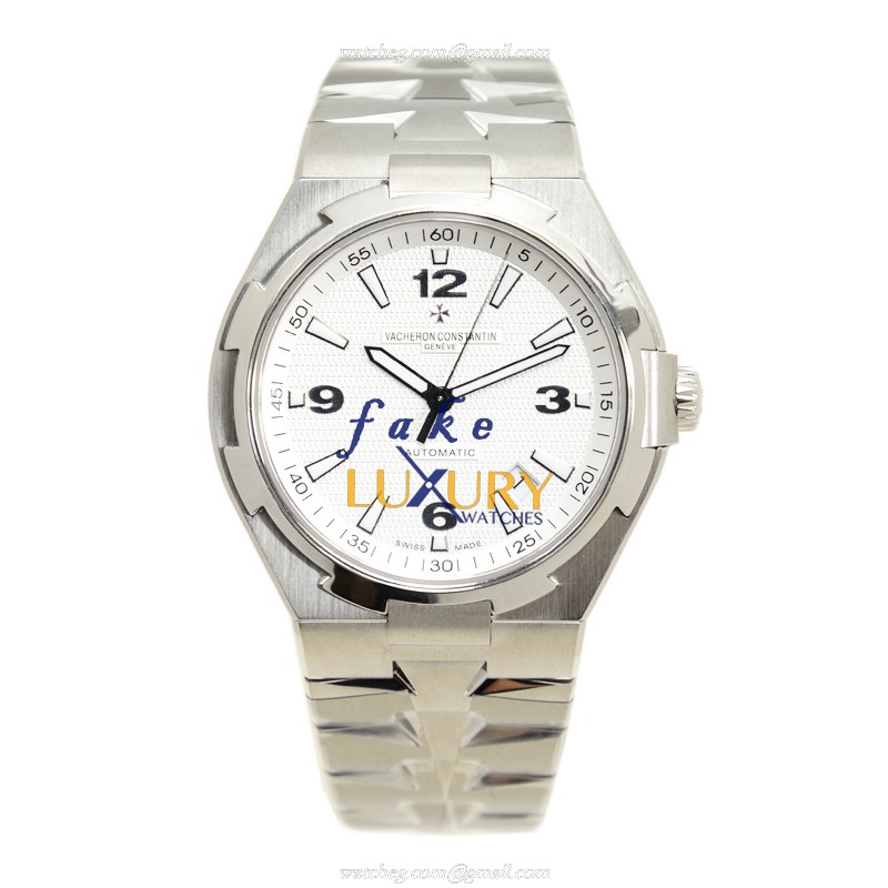 47040/B01A-9093 - Vacheron Constantin Overseas Replica Watch - Automatic Stainless Steel Silver Dial - Image 2
