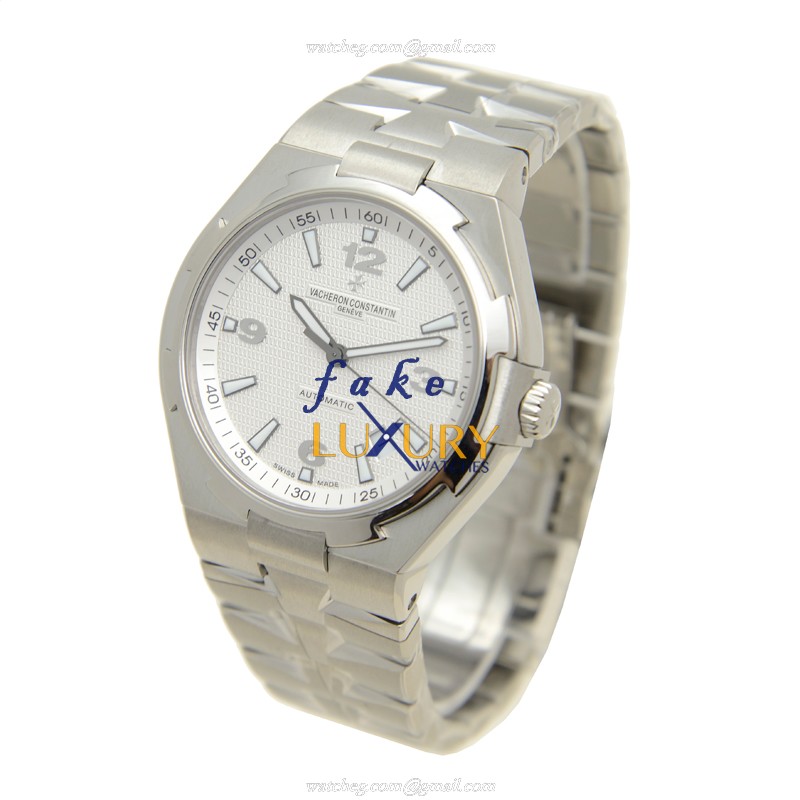 47040/B01A-9093 - Vacheron Constantin Overseas Replica Watch - Automatic Stainless Steel Silver Dial - Image 3
