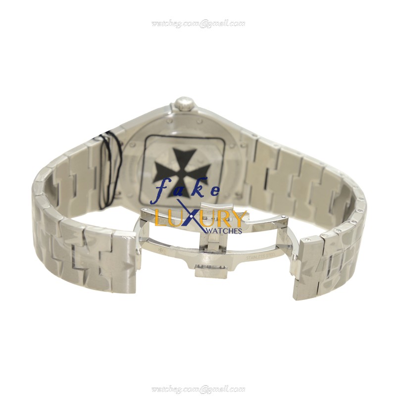47040/B01A-9093 - Vacheron Constantin Overseas Replica Watch - Automatic Stainless Steel Silver Dial - Image 5