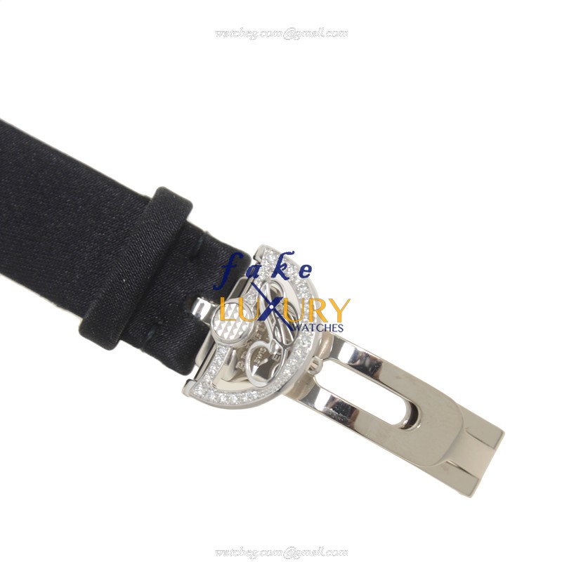 8928BB/8D/844/DD0D - Breguet Reine de Naples Replica Watch - Automatic Silver Dial Satin Strap - Image 4