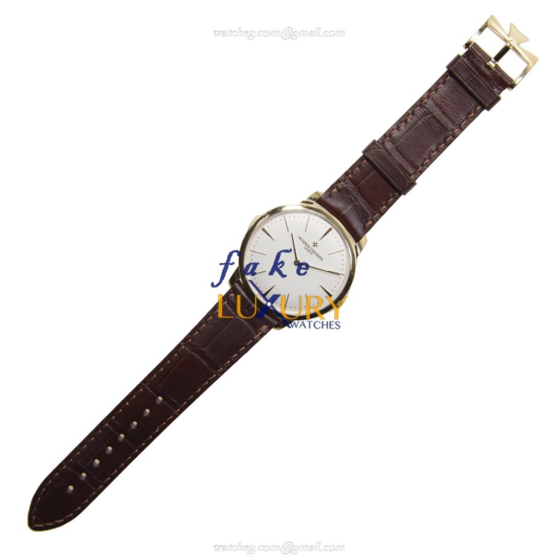 Vacheron Constantin 81180/000J-9118 Replica Watch, Manual Wind, Beige Dial, 18kt Yellow Gold Case - Image 2