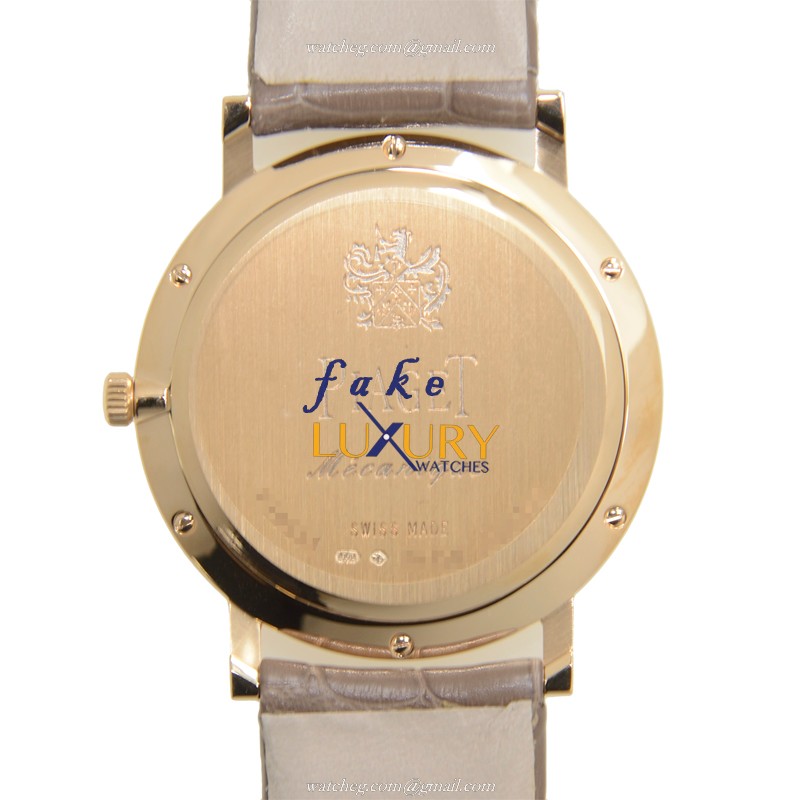Piaget G0A39107 Replica Watch Manual Wind 18kt Rose Gold White Dial Alligator Strap - Image 3