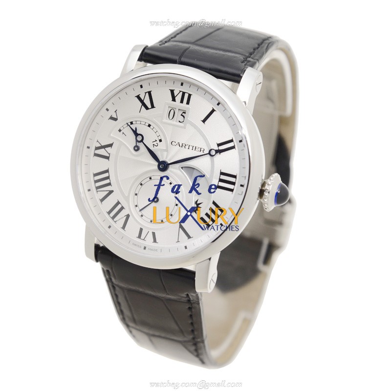Cartier Rotonde de Cartier W1556368 Automatic Steel Silver Dial Replica Watch - Image 3