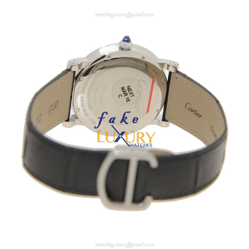 Cartier W1556369 Rotonde De Cartier Replica Watch, Manual Wind, Silver Dial, Steel Case - Image 4