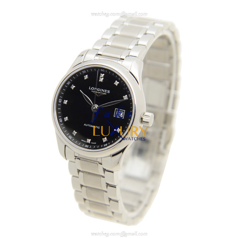 Longines MASTER L2.257.4.57.6 Automatic Stainless Steel Black Dial Replica Watch - Image 3