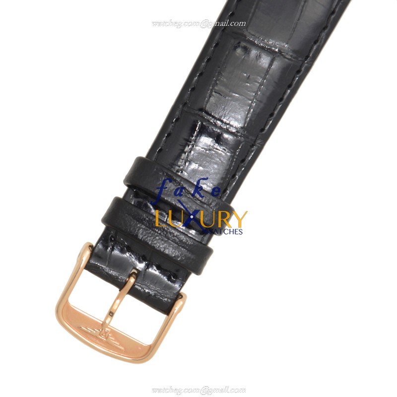 Longines L4.787.8.11.0 Presence Replica Watch Automatic 18kt Rose Gold White Dial Black Alligator - Image 4