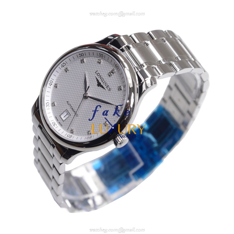 L2.628.4.77.6 - Longines Master Replica Watch Automatic Silver Dial Stainless Steel 38.5mm - Image 3