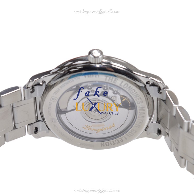 L2.628.4.77.6 - Longines Master Replica Watch Automatic Silver Dial Stainless Steel 38.5mm - Image 4