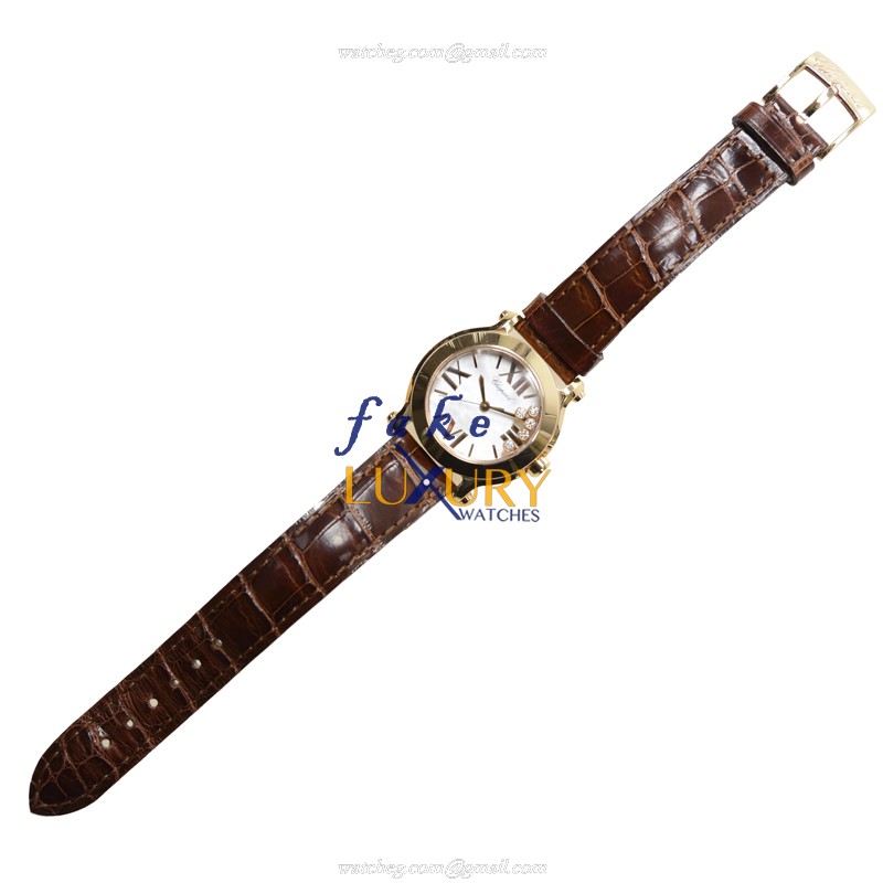 Chopard 274189-5001 HAPPY SPORT Quartz - 18kt Rose Gold - Replica Watch - Automatic - Steel Case - Image 2
