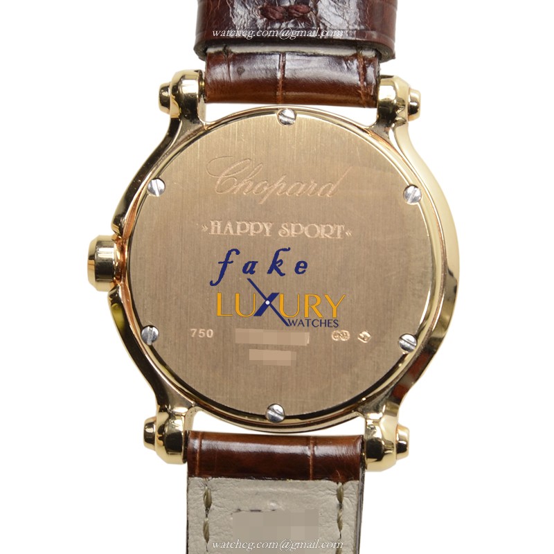 Chopard 274189-5001 HAPPY SPORT Quartz - 18kt Rose Gold - Replica Watch - Automatic - Steel Case - Image 3