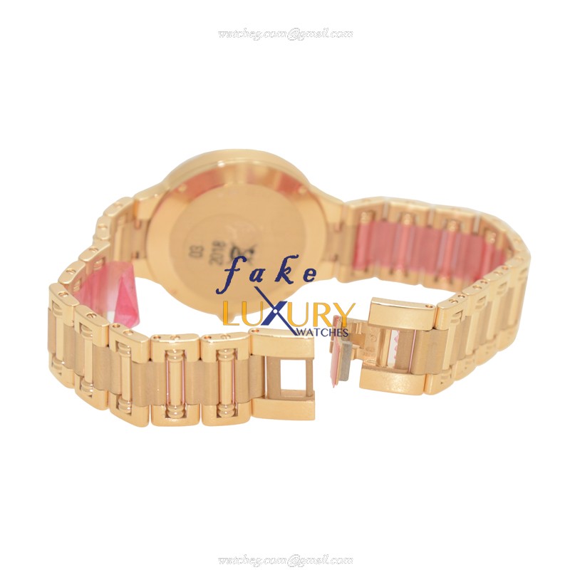 G0A38053 - Piaget Dancer Replica Watch Quartz 18kt Rose Gold Silver Dial - Image 4