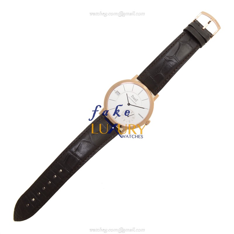 Piaget G0A38131 Altiplano Automatic 18kt Rose Gold Silver Dial Replica Watch - Image 2