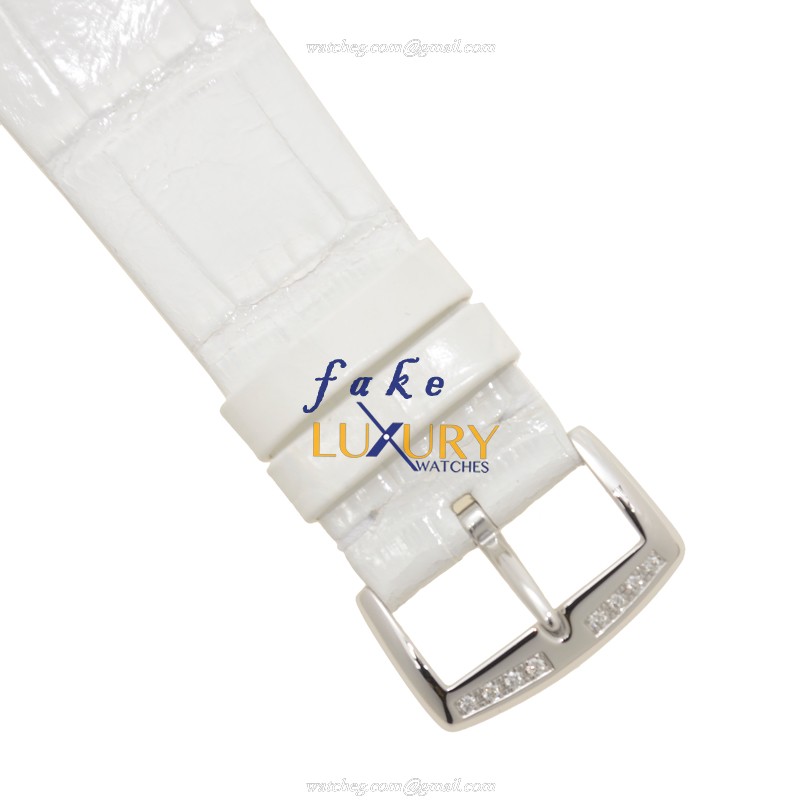 Franck Muller 8045 QZ COL DRM R D CD OG INFINITY Quartz 18kt White Gold Diamond Replica Watch - Image 4