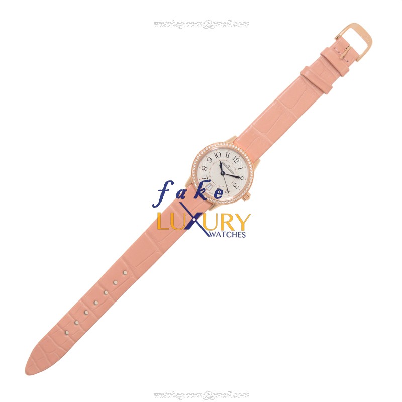 Jaeger-Lecoultre Q3512520 RENDEZ VOUS Automatic 18kt Rose Gold & Diamonds - Silver Dial - Alligator - Image 2