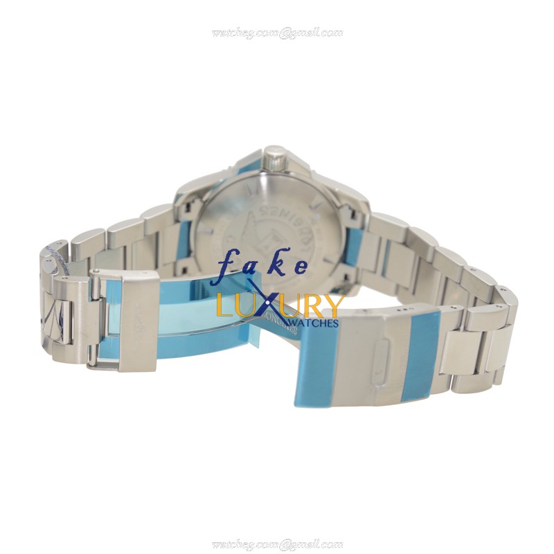 Longines L3.642.4.96.6 Conquest Replica Watch 41mm Blue Dial Stainless Steel Silver Strap Automatic - Image 5