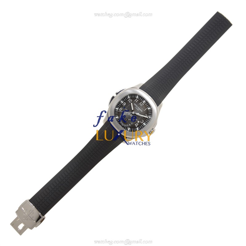 Patek Philippe 5164A-001 Aquanaut Replica Watch Automatic Dark Grey Dial Steel Case Rubber Strap - Image 2