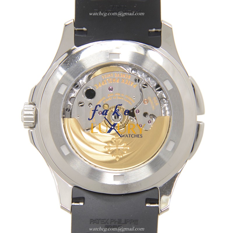 Patek Philippe 5164A-001 Aquanaut Replica Watch Automatic Dark Grey Dial Steel Case Rubber Strap - Image 3