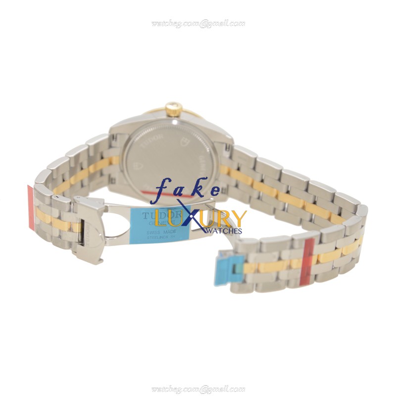 Tudor 53003-68033-CHCL GLAMOUR DATE Auto 18kt Gold Steel Replica Watch - Swiss Movement - Image 5