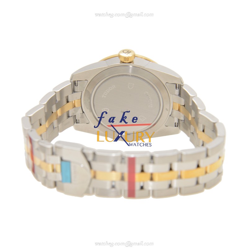 Tudor 56003-68063-CH GLAMOUR DATE Auto 18kt Gold & Steel Watch - 39mm - Replica Watch - Image 4