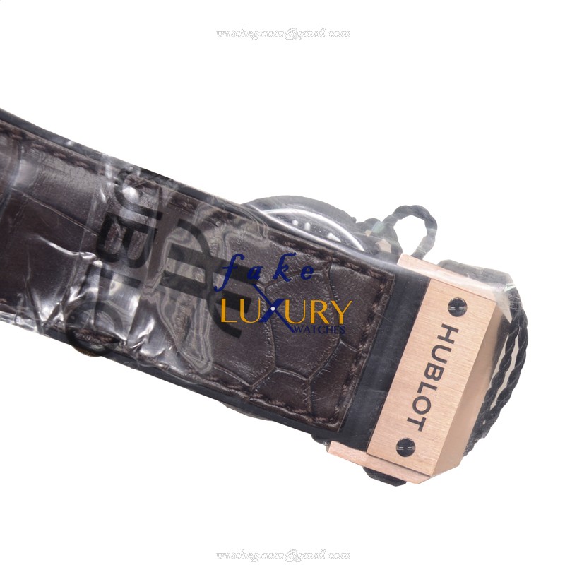 Hublot 601.OX.0183.LR BIG BANG Automatic 18kt Rose Gold Replica Watch, Auto Movement, Black Dial - Image 4