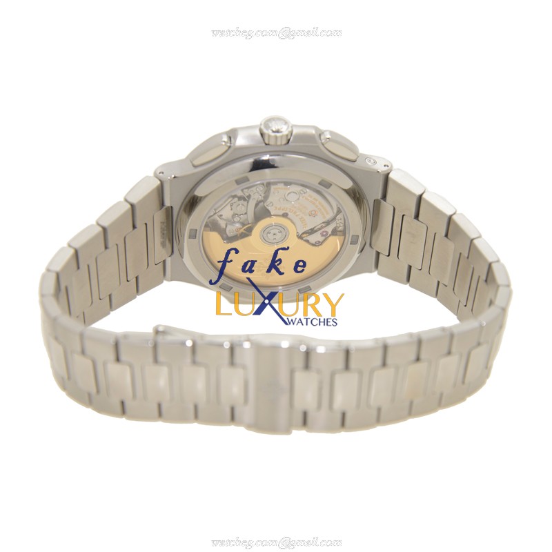 Patek Philippe 5990/1A-001 Nautilus Replica Watch, Automatic Movement, Black Dial, Steel - Image 4