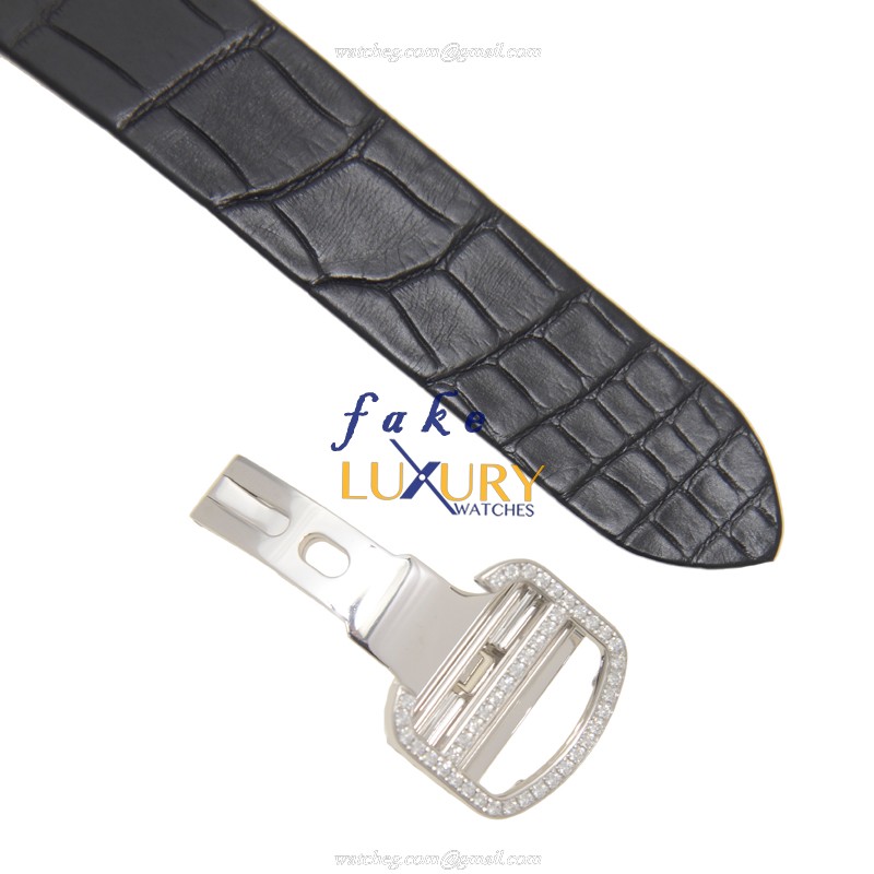 Cartier HPI00692 PROMENADE DUNE PANTHERE - Automatic - 18kt White Gold & Diamond - Black Dial - Image 4