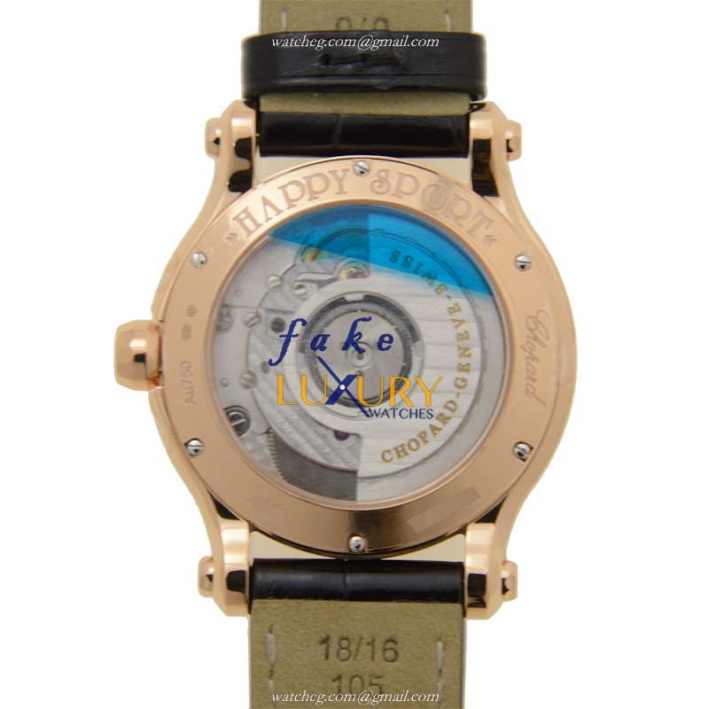 Chopard 274808-5001 HAPPY SPORT Automatic 18kt Rose Gold - Replica Watch - 15202ST.OO.1240ST.01 - Image 3