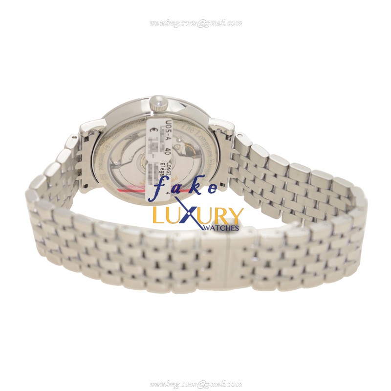 Longines L4.810.4.77.6 Replica Watch, Automatic Movement, Silver Dial, Stainless Steel Bracelet - Image 4