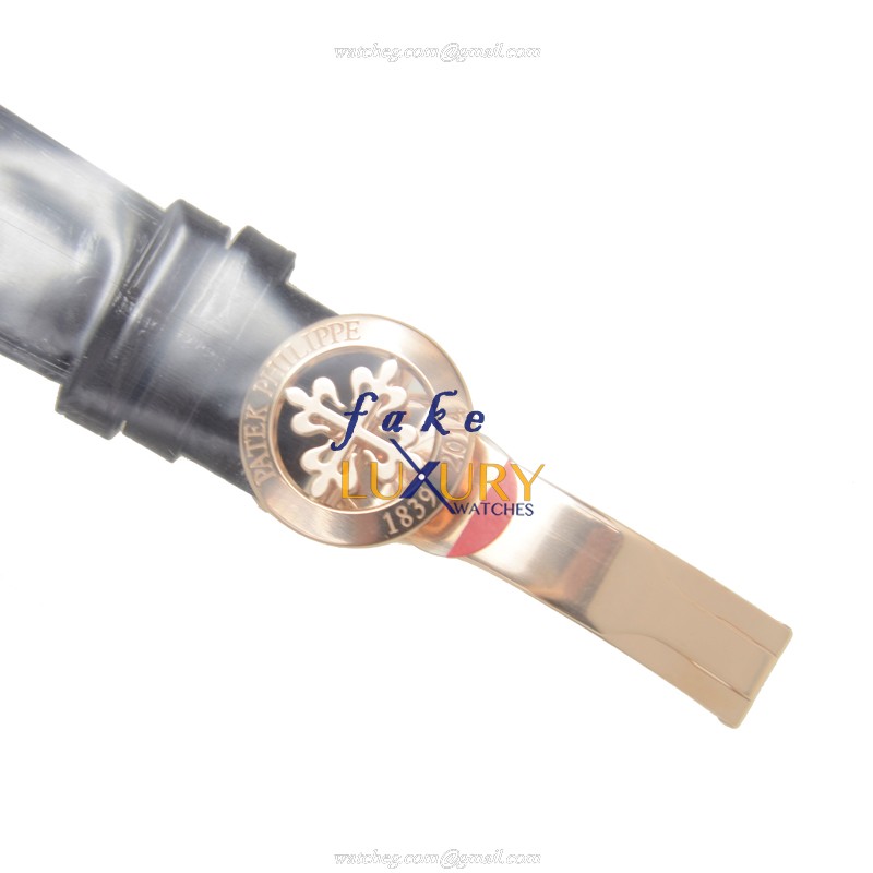 Patek Philippe 5975R-001 Anniversary Automatic 18kt Rose Gold Alligator Strap Replica Watch - Image 3