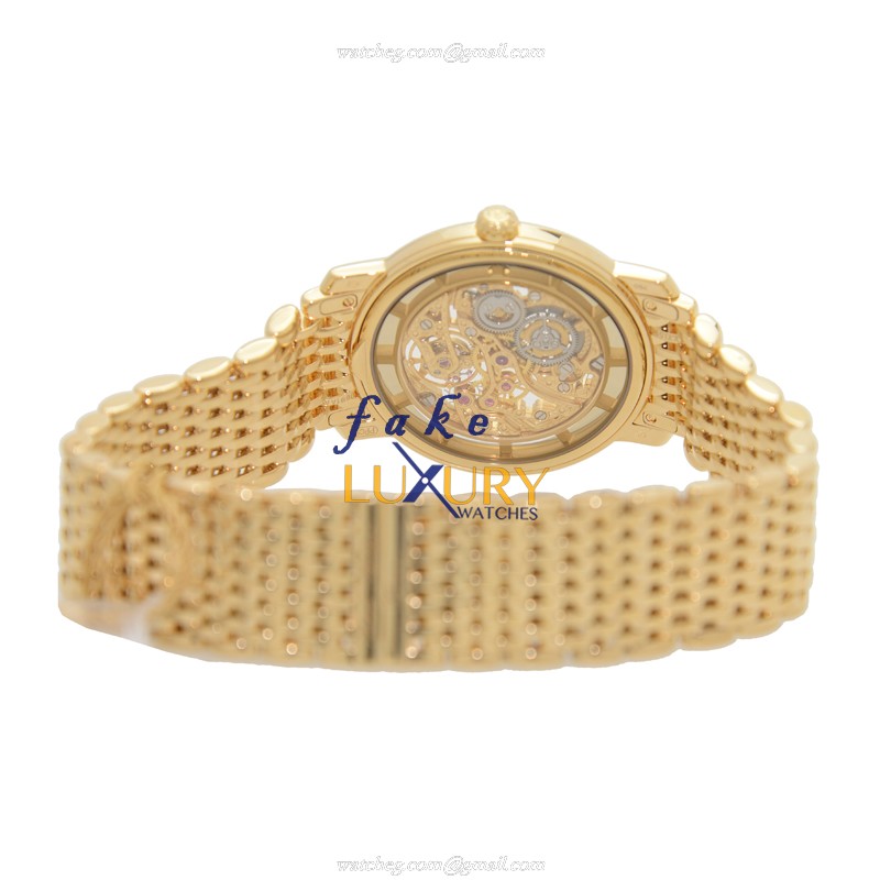 Patek Philippe 7180-1J-001 Replica Watch, Gold Dial, Manual Wind, 18kt Yellow Gold Case - Image 4