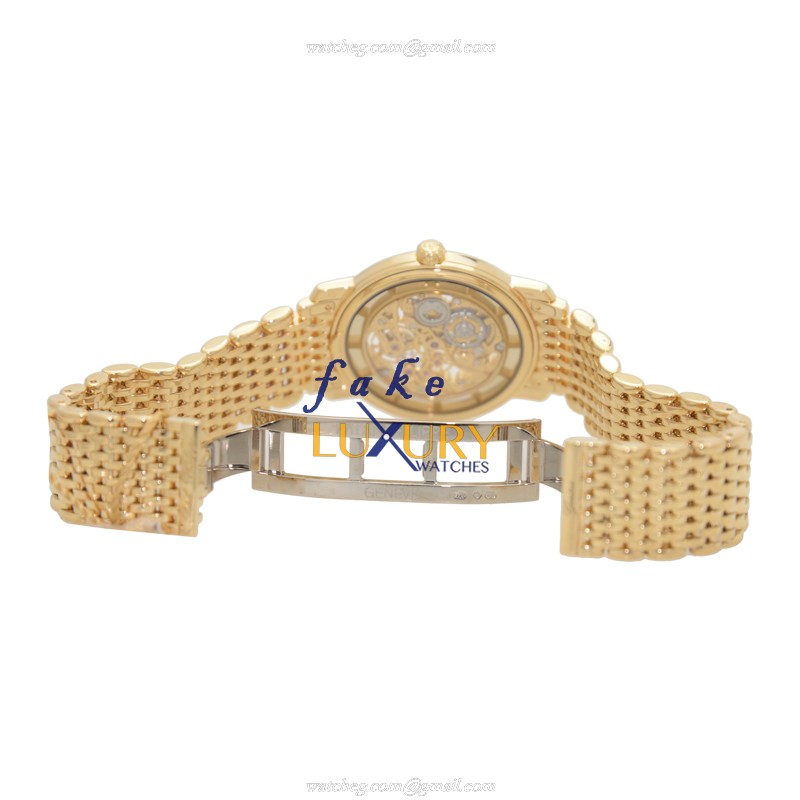 Patek Philippe 7180-1J-001 Replica Watch, Gold Dial, Manual Wind, 18kt Yellow Gold Case - Image 5