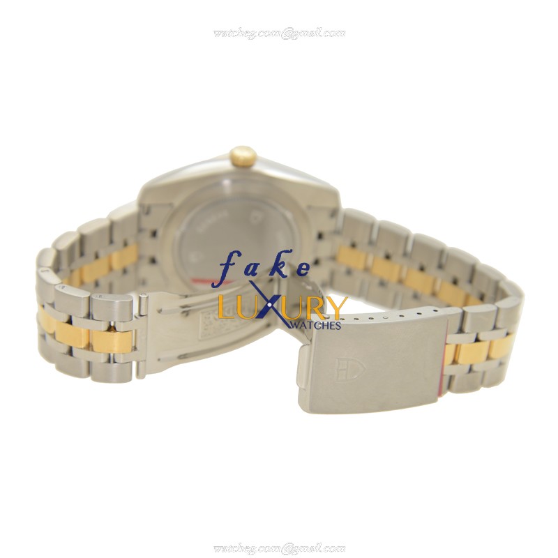 Tudor 23013-62113-10DI-WTCL CLASSIQUE Automatic 18kt Gold & Steel Silver Dial Replica Watch - Image 5