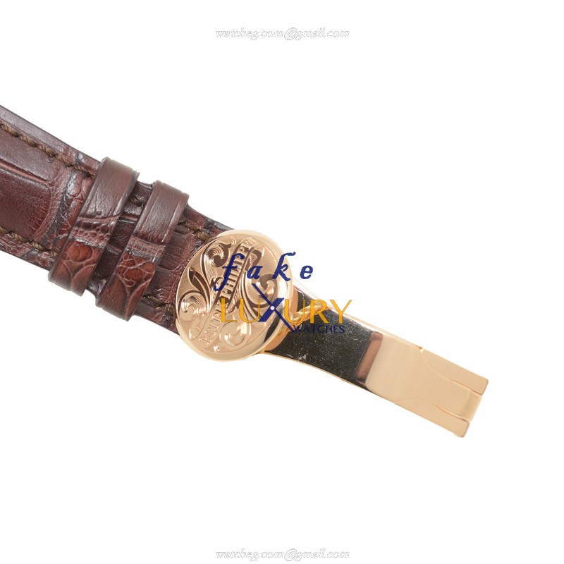 Patek Philippe 5160R-001 Grand Complications 18kt Rose Gold Automatic Brown Strap Replica Watch - Image 4