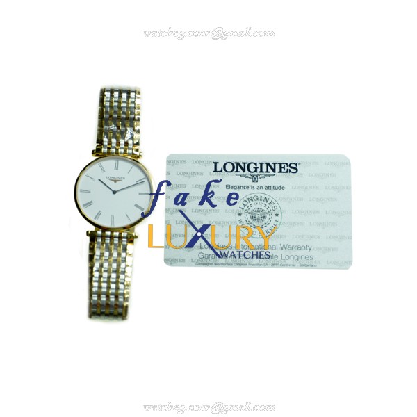 Longines L4.766.2.11.7 - Replica Watch - PVD Gold Case - Quartz Movement - Image 4
