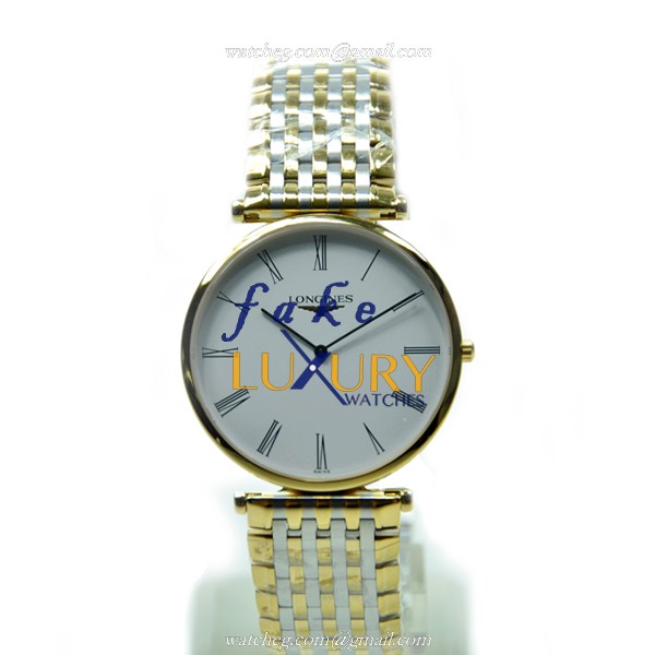 Longines L4.766.2.11.7 - Replica Watch - PVD Gold Case - Quartz Movement - Image 5
