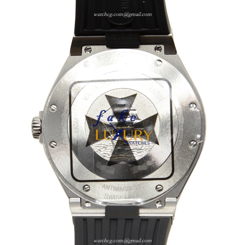Vacheron Constantin 47040/000W-9500 Overseas Automatic Dark Grey Dial Rubber Strap Replica Watch - Image 3