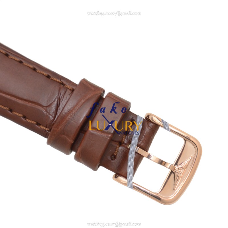 Longines L4.267.8.73.2 Heritage Classic Replica Watch, Automatic, White Dial, 18kt Rose Gold Case - Image 4