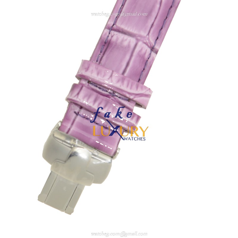 Tissot T050.207.16.031.00 Lady Heart Replica Watch, Automatic Movement, White Dial, Purple Leather - Image 4