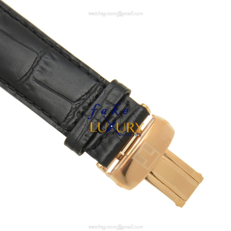 Tissot Le Locle Automatic Replica Watch, Black Dial, Steel Case, Leather Strap T006.428.36.058.00 - Image 4