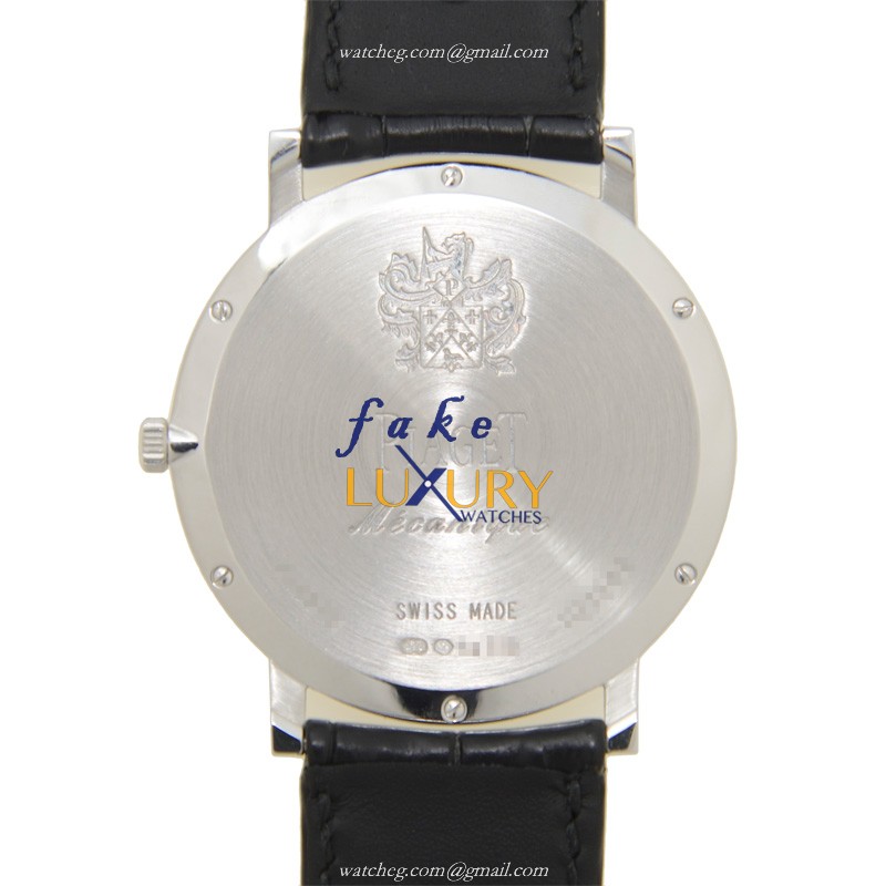 Piaget G0A39111 Altiplano - Replica Watch - Manual Wind - 18kt White Gold - Black Dial - Alligator - Image 3