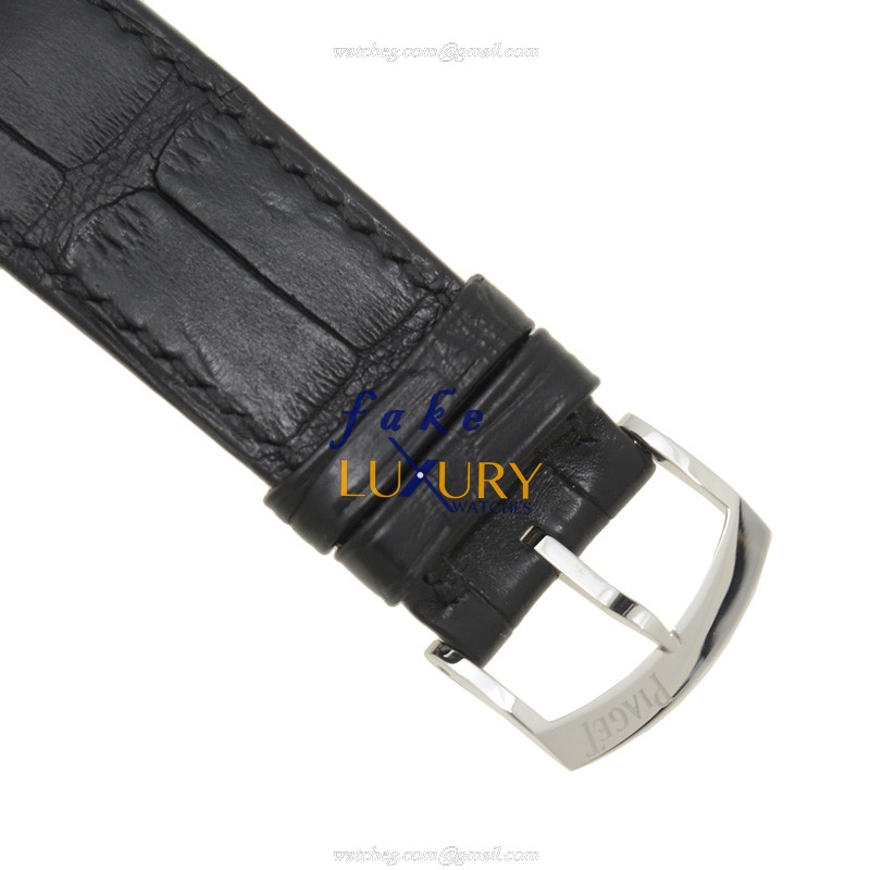 Piaget G0A39111 Altiplano - Replica Watch - Manual Wind - 18kt White Gold - Black Dial - Alligator - Image 4