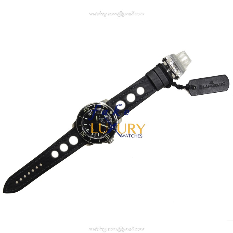 Blancpain Fifty Fathoms 5015C-1130-52B Automatic - Black Dial - Steel - Replica Watch - Image 2
