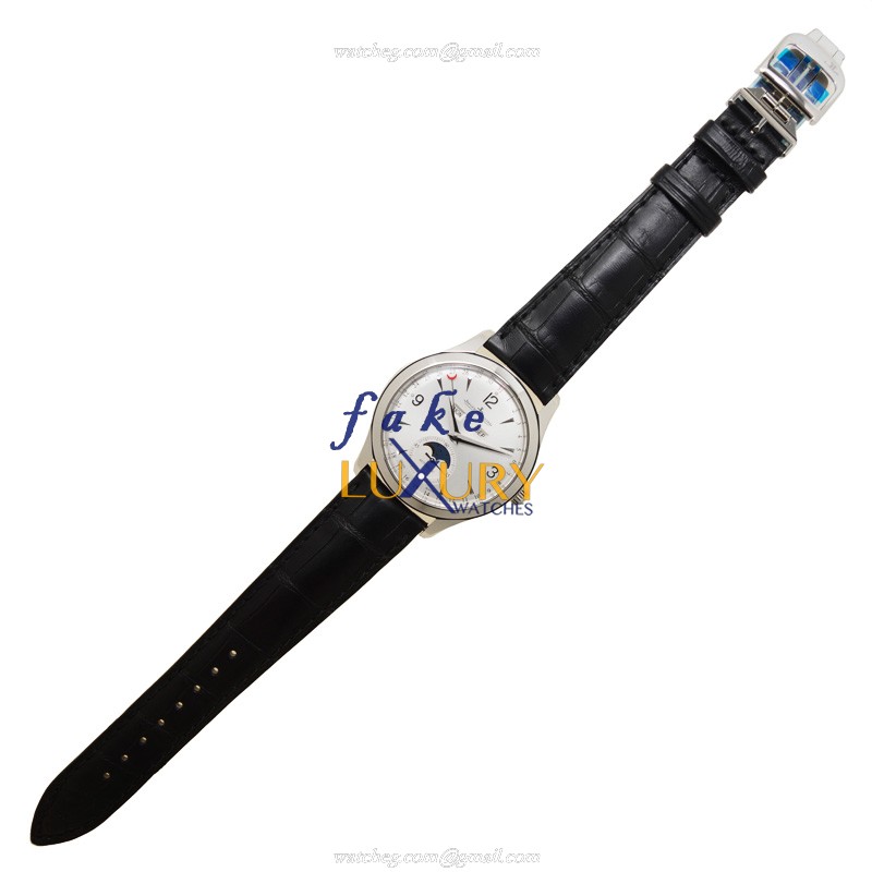 Jaeger-Lecoultre Q1558420 Master Ultra Thin Automatic Stainless Steel Replica Watch, Silver Dial - Image 2