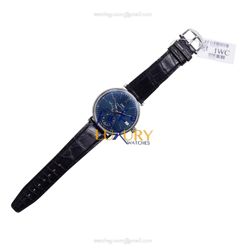 IWC IW510106 - IWC Portofino Replica Watch Manual Wind Stainless Steel Blue Dial - Image 2