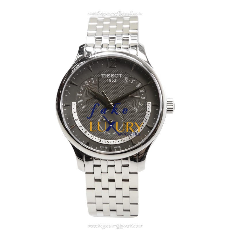 Tissot T063.637.11.067.00 Replica Watch, Dark Grey Dial, Stainless Steel Case, Quartz Movement - Image 2